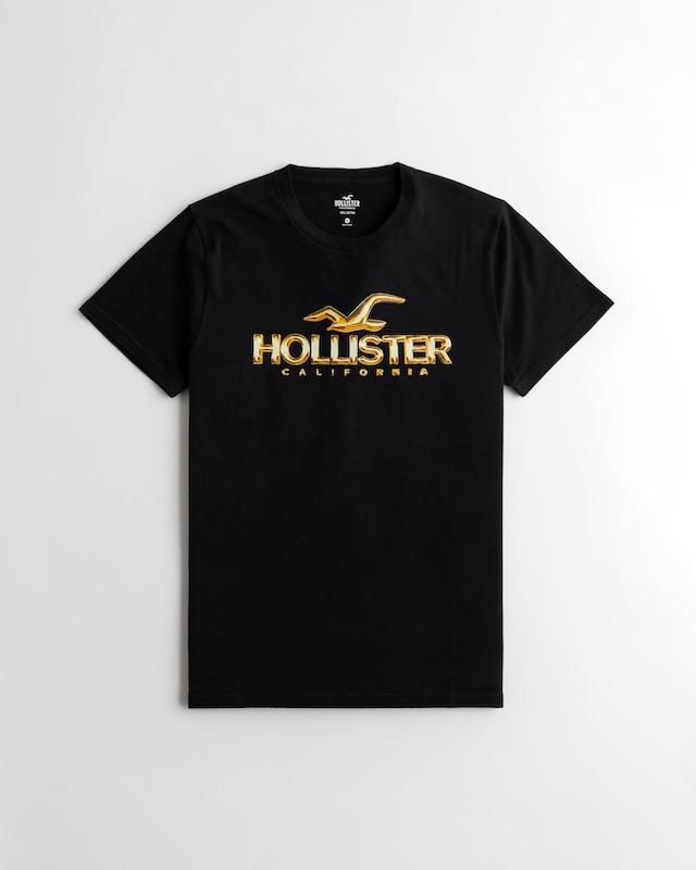 Large Hollister Shirt with Logo all over